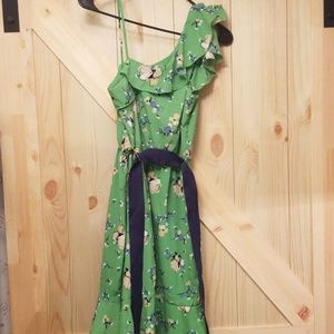 Flirty one shoulder dress